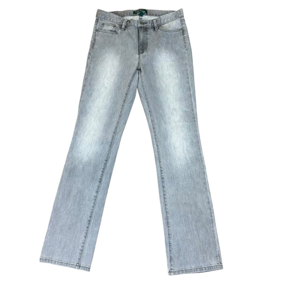 Lauren Ralph Lauren Classic Straight Jeans Gray Size 6